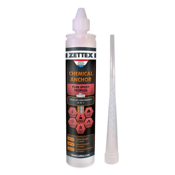 چسب کاشت میلگرد زتکس تروپیکال ZETTEX