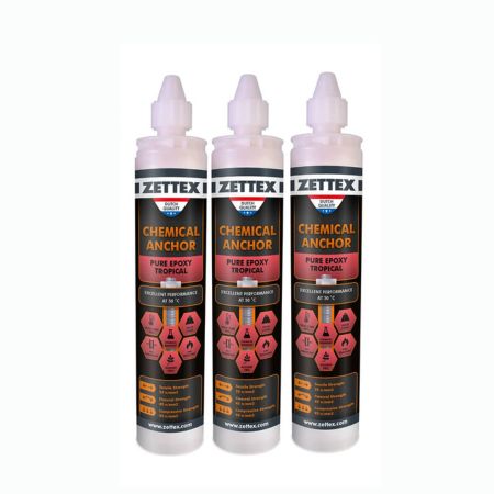 ZETTEX PURE EPOXYچسب کاشت میلگرد زتکس تروپیکال TROPICAL